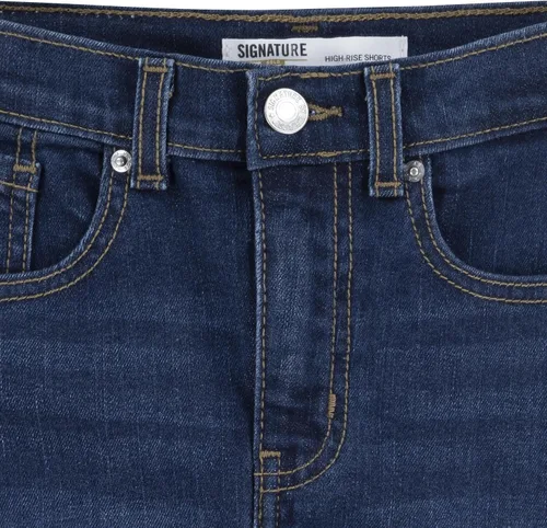 Vista 5 de Levi Strauss Signature Gold Pantalón corto con corte de tiro alto para niña