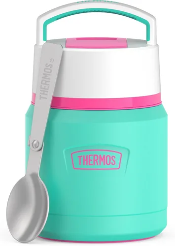 Vista 16 de THERMOS ICON - Tarro de alimentos de acero inoxidable con cuchara, 12 onzas, color negro