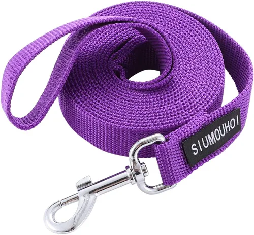 Vista 11 de Correa de entrenamiento de nailon resistente y duradera, cuerda de tracción de 1 pulgada de ancho, 6 pies de largo, para perros pequeños y medianos