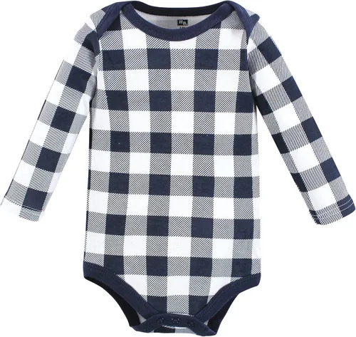 Vista 94 de Hudson Baby baby-boys Cotton Long-sleeve Bodysuits 5-pack