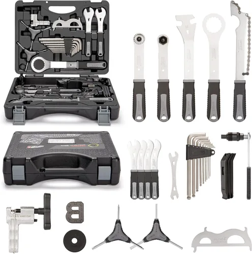 Vista 7 de Super B Juego de herramientas de bicicleta - Kit de reparación de bicicletas con estuche de transporte - Herramientas de mantenimiento de bicicletas