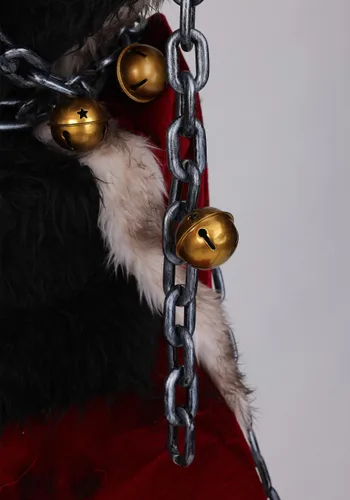 Vista 7 de Decoración Animatrónica Krampus de 6.5 Pies Multicolor