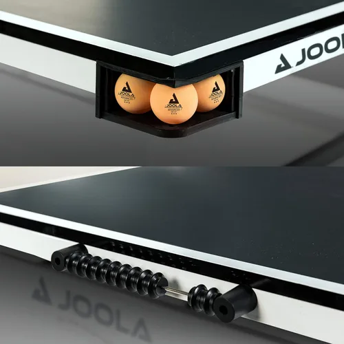 Vista 15 de JOOLA Rally TL - Mesa de ping pong profesional de MDF para interiores con abrazadera rápida y red de tenis de mesa y poste – 10 minutos de fácil