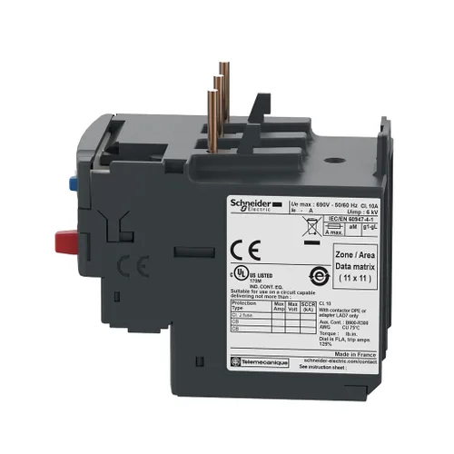 Vista 5 de Schneider Electric DPER08 Easy TeSys Relé de sobrecarga térmica con reinicio manual/automático, terminales de abrazadera de tornillo Se utiliza