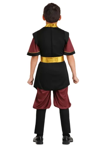 Vista 2 de Disfraz Deluxe de Príncipe Zuko para Niño Multicolor