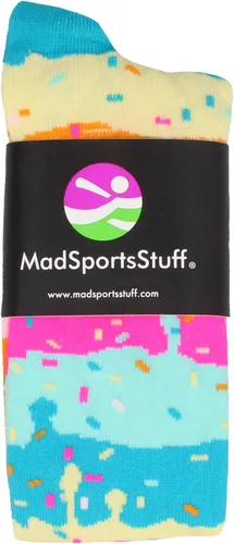 Vista 2 de MadSportsStuff Calcetines Rainbow Sprinkles por encima de la pantorrilla