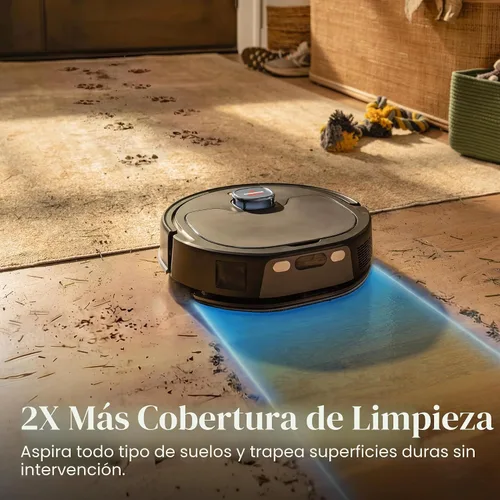 Vista 4 de Bissell Robot aspirador y trapeador FlexClean, Navegación LiDAR, HEPA, 4270