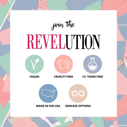 Vista 6 de Revel Nail Polvo de inmersión, esmalte de uñas de polvo nude, polvo de inmersión resistente a las virutas con vitamina E y calcio, manicura