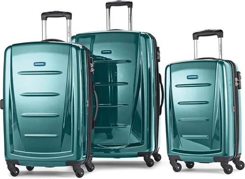 Vista 37 de Samsonite Winfield 2 Equipaje rígido con ruedas giratorias, Carbón vegetal, Grande de 28 pulgadas, a cuadros