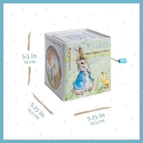 Vista 3 de Muñeco de caja de sorpresas musical Beatrix Potter Peter Rabbit