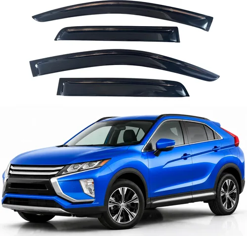 Vista 110 de Visera de ventana IG para Ford Focus Sedán y Hatchback 2012-2018, Protector de ventana lateral para lluvia y viento estilo Mugen, extra duradero