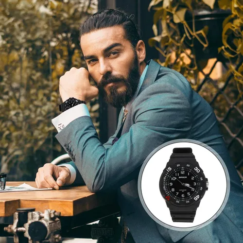 Vista 6 de Hemobllo Reloj de pulsera para fiesta, regalo de cumpleaños, reloj de pulsera, decoración de muñeca, Negro -, Moderno