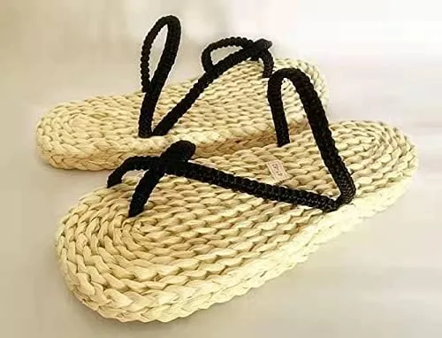 Vista 5 de Accesorios de cosplay de anime Monkey D Luffy Sandalias de paja Sandalias de fiesta