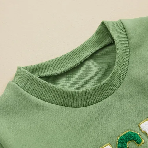 Vista 2 de Disfraz de Halloween para bebé, sudadera de calabaza con cuello redondo, suéter de manga larga, ropa de otoño