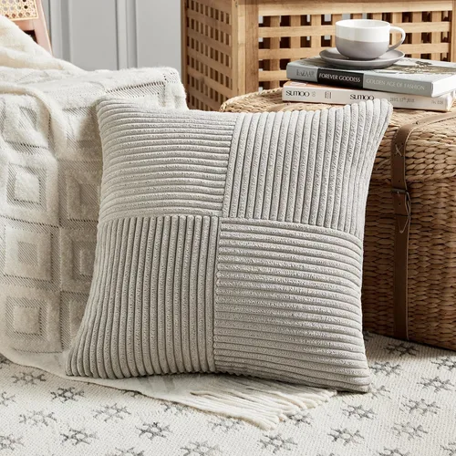 Vista 73 de Fancy Homi - Paquete de 2 fundas de almohada decorativas de color verde oliva pequeñas de 12 x 12 pulgadas para sala de estar, sofá, cama
