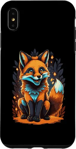 Vista 7 de iPhone 15 Artistic Fox Ilustración Lindo Anime Fox Case