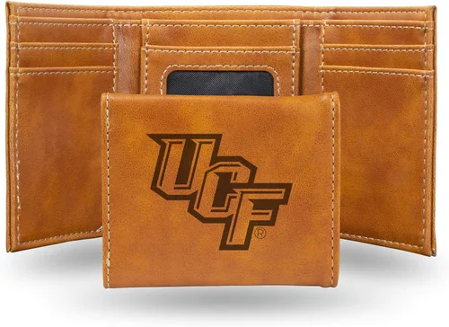 Vista 75 de NCAA Rico Industries - Billetera triple grabada con láser, con grabado láser, accesorio para hombre