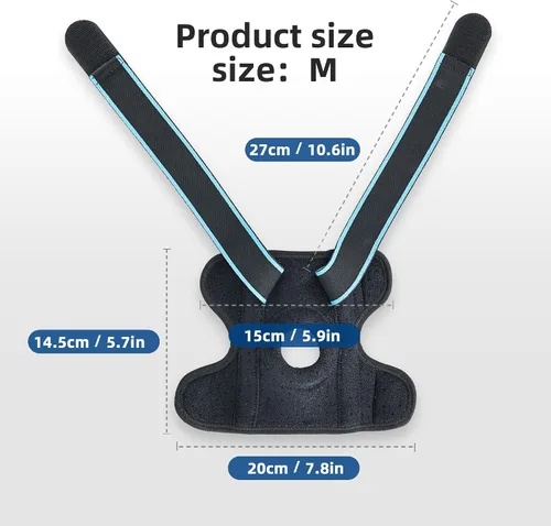 Vista 4 de Soportes para patas de perro para pierna trasera y soporte de tobillo, soporte ajustable de doble correa para perros mayores ACL, recuperación