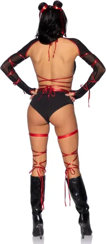 Vista 2 de Leg Avenue Womens 5 Pc Lethal Ninja Costume