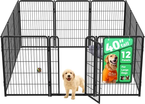 Vista 91 de FXW Homeplus Unleashed Corralito para Perros de Interior - Juego Sin Estrés y Seguro, Resistente de 24 Pulgadas 2 Paneles Corralito para Cachorros