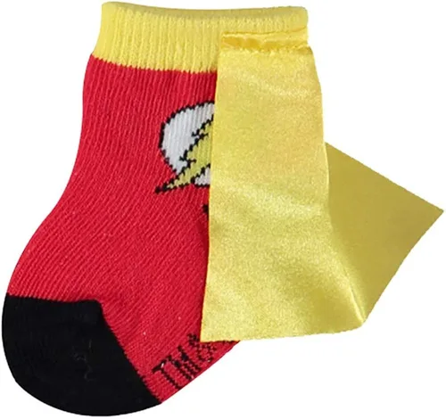 Vista 4 de DC Comics Justice League Baby Boys 3-Pack Booties - Batman Baby Socks with Superman and The Flash (3-Pack, 0-12 Months)