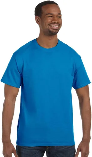 Vista 215 de Gildan Camiseta G500 para hombre Ceniza/baya