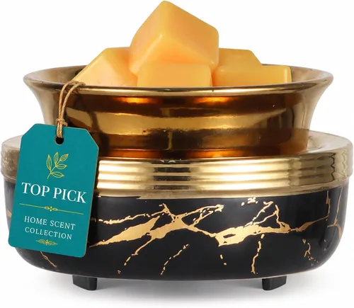 Vista 11 de Mocosa Calentador de cera derretida para calentador de velas de cerámica perfumada, quemador de cera de fragancia para el hogar, regalos para mamá