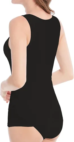 Vista 3 de Comfneat Paquete de 4 camisetas básicas de algodón para mujer, estilo casual, cómodas, ropa