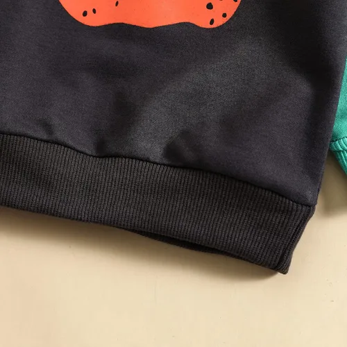 Vista 55 de Sudadera de calabaza para bebé, niña, niño, Halloween, sudadera de gran tamaño, mameluco de burbujas, suéter