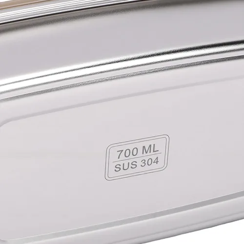 Vista 7 de JTLB Stainless Steel Food Storage Container with Airtight Lid (700ML)