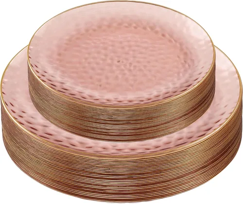 Vista 13 de Plasticpro - Juego de platos combinados de 32 piezas que incluye platos de 16 a 7 pulgadas y platos de 16 a 10 pulgadas de plástico negro