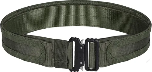 Vista 4 de AIKATE Cinturón táctico de batalla Molle – Cinturón de combate de liberación rápida de 1.75 pulgadas/2.25 pulgadas interior y 2.0 pulgadas exterior