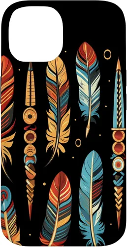 Vista 4 de Colorful Feathers - Funda para iPhone 17