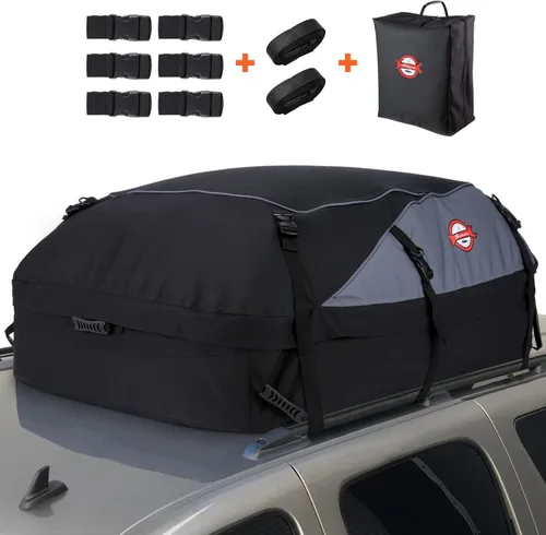 Vista 10 de Sailnovo Bolsa de techo para portaequipajes en la azotea, 15 Coches cabidos