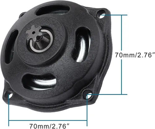 Vista 2 de GOOFIT Pequeño tambor de embrague de caja de cambios de 6 dientes para bicicleta de bolsillo de 2 tiempos 47cc 49cc