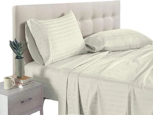 Vista 12 de KRISHNA Juego de sábanas divididas tamaño Queen de 5 piezas para camas ajustables, 100% algodón egipcio, ropa de cama de lujo de calidad de hotel