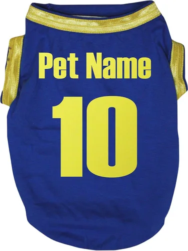 Vista 5 de Petitebella Personalize Camiseta para perro cachorro con tema nacional (Argentina, XS)