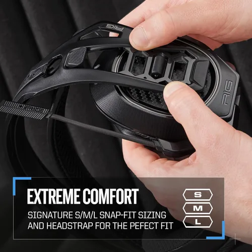 Vista 6 de RIG 800 PRO HS Wireless Gaming Headset & Multi-Function Base Station for PlayStation PS4, PS5, PC, Mac, USB - Up to 60 Hour Battery