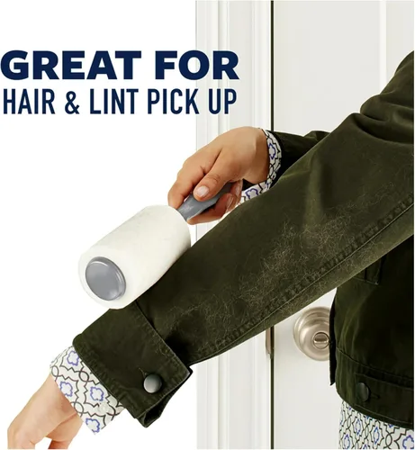 Vista 4 de Scotch-Brite Everyday Clean Recambios de Rodillo para Pelusas 6 Recambios de Rodillo 420 Hojas Blancas