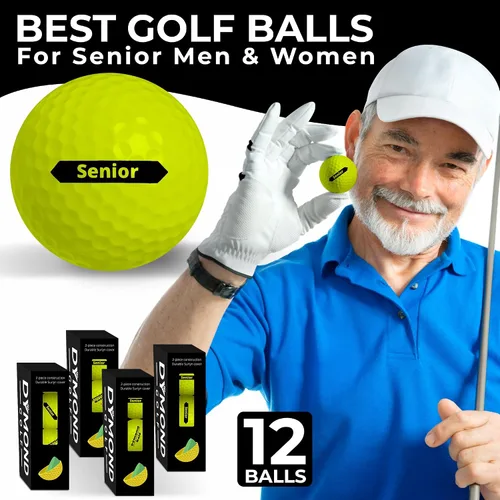 Vista 2 de Pelotas de golf para personas mayores (1 docena)