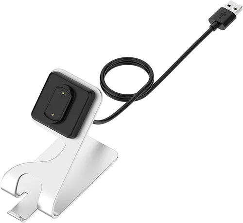 Vista 8 de Soporte de carga magnético gris con cable de carga USB de 4.9 ft para Amazfit GTR3/GTR3 Pro/GTS3/T-Rex 2 (A2169) Cable de carga de repuesto
