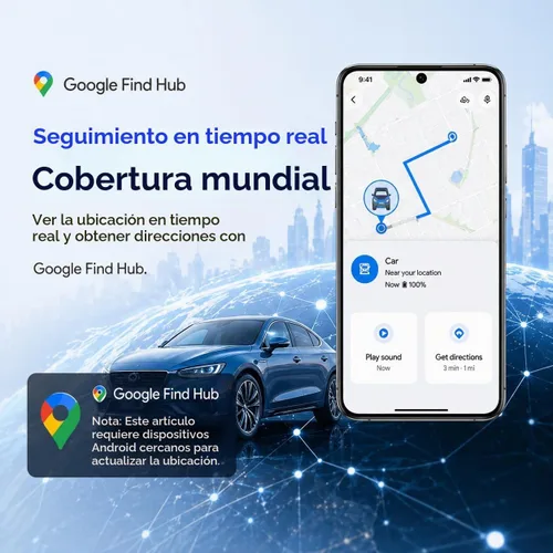 Vista 3 de Rastreador GPS para Vehículos, Rastreador de Automóvil Magnético Impermeable, Sin Cuotas Mensuales, Rastreador GPS Mini Portátil para Autos