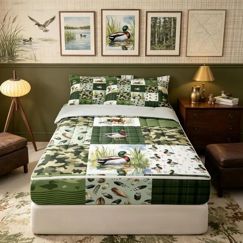 Vista 13 de Feelyou Juego de edredón con cremallera de leopardo tamaño individual Juegos de cama con cremallera y estampado animal para decoración de Marrón