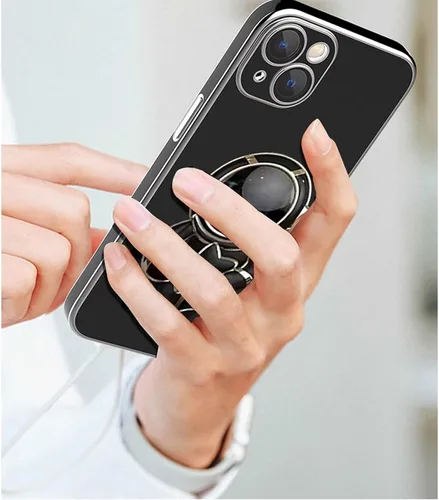 Vista 3 de TTVV - Funda con soporte de astronauta de estrella para Xiaomi Poco X5 5G/Redmi Note 12 5G, galvanizada de TPU suave, funda delgada a prueba