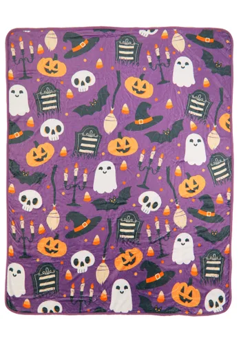 Vista 4 de Manta Cómoda Halloween Mischief Multicolor