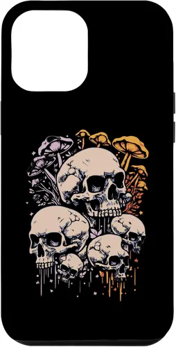 Vista 6 de iPhone 15 Shrooming Skull Fungi Mycology Hunter - Mushrooming Mushroom Case