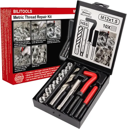Vista 10 de BILITOOLS - Kit de reparación de roscas helicoidales métricas