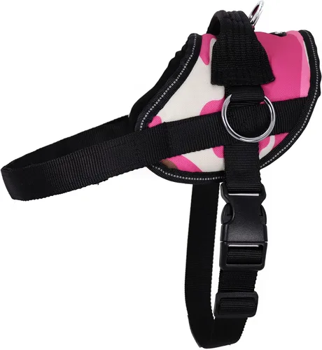 Vista 10 de Bark Appeal - Arnés para perro Aqua Blue sin tirones para mascotas de tamaño extra pequeño – Chaleco reflectante ajustable con 3 clips de correa