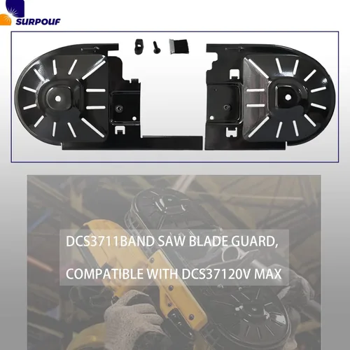 Vista 6 de DCS3711 compatible con DCS371 20V Max Metal Band Saw Blade Guard 4-1/2 in x 4-7/8 in