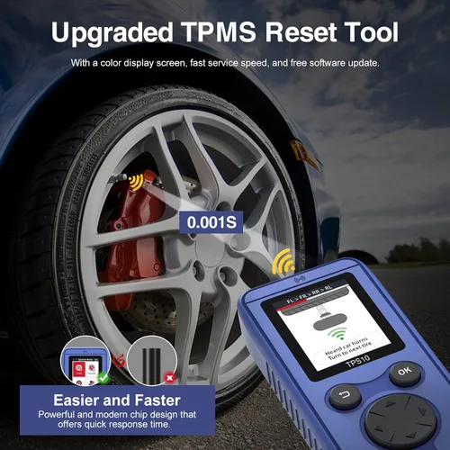 Vista 5 de OBDResource TPMS Herramienta de reaprendizaje para sistema de monitoreo de presión de neumáticos automático, activación de sensores, herramienta